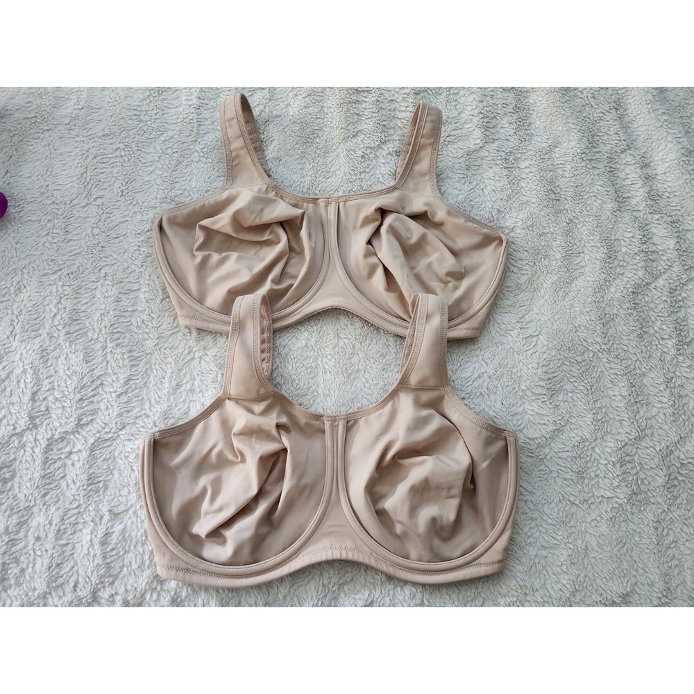 Wacoal Simone Sport Underwire Bra Size US 38G UK 36F Natural Nude 855170 Lot 2